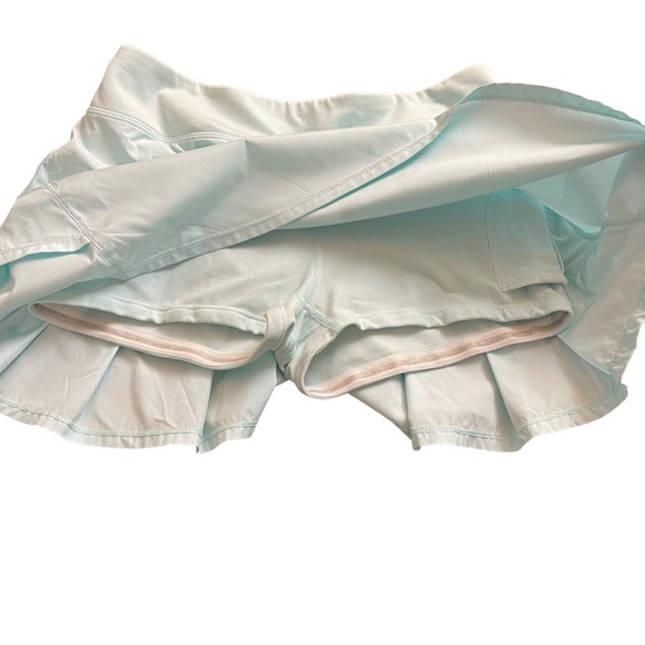 Lululemon (Ivivva) Mint Green Set The Pace Tennis Skirt Skort (XS) - Picture 7 of 11